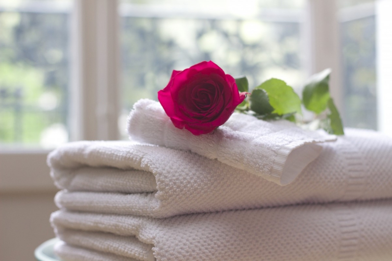 hotel-LA TRINITE-min_towel_rose_clean_care_salon_spa_white_bath-731641